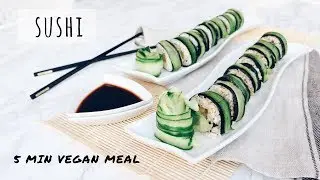 SUSHI (PLANT-BASED) // 5 MINUTES MEAL (COMIDA EN 5 MINUTOS) // JEN AL #vegansushi  #plantbased
