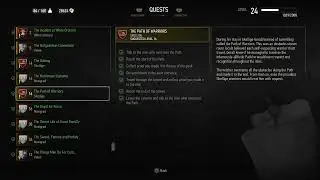 QUESTS: The Path of Warriors (Witcher 3 In-Game Lore Read Aloud)