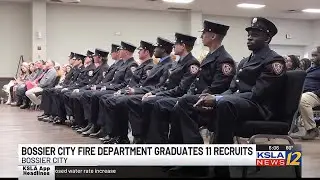 Bossier City Fire Department graduates 11 recruits