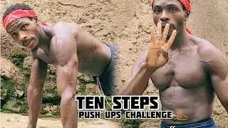 🔥10 шагов💪-_-ЭКСТРЕМАЛЬНЫЙ ЧЕЛЛЕНДЖ ПО ОТЖИМАНИЯМ ДЛЯ УКРЕПЛЕНИЯ СИЛОВОЙ ЧАСТИ ТЕЛА🔥домашняя трен...