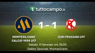 MONTESILVANO CALCIO 1954 U17 ⚽️ CURI PESCARA U17