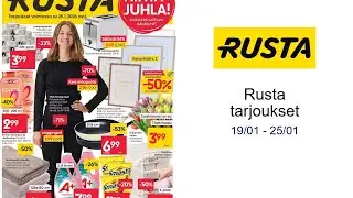 Rusta tarjoukset 19/01 - 25/01