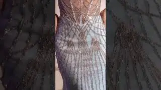 2025 new arrival slip evening dress hand beads prom dress wholesale