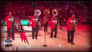 Bayou City Brass Band performs Anderson .Paak, Bruno Mars and Silk Sonic's 