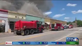 Atkins business owners react after fire burns multiple buildings