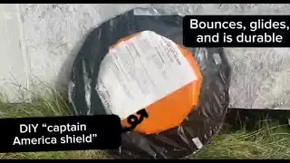 DIY Real Bouncing Captain America Shield, Very Cheap!