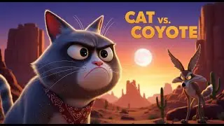 Grump the Cat vs. Coyote: Who Wins in This Epic AI Animation?