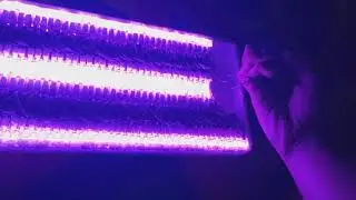 Serie Musical de 140 luces color morado