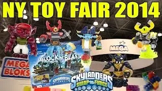 NYC Toy Fair 2014: New Skylanders Swap Force Mega Bloks + Block 'n Blast by Pressman Toys Gameplay