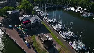 Buyshaven, Enkhuizen, Netherlands 2019.07 aerial video