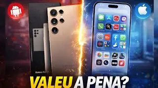 Troquei o S24 Ultra por um iPhone 15 Pro Max…  ( UM NO OUTRO ) fiz besteira?