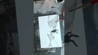 Inktober 2023 Day 11  wander  #inktoberchallenge #arttimelapse