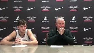 MBB: Brian Lane and Drew Marshall Post Game Interview - Transylvania 66, Franklin 75