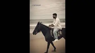 horse rider ⚡. #tamilbgm #beach #reels #shortvideo