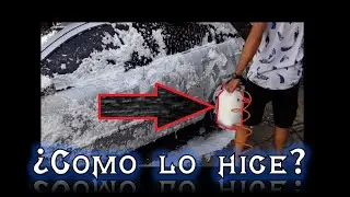 ¿Cómo se hace? - Maquina De Espuma Casera - Tipo Lavadero Auto - Bidón Espumero - Video Explicativo
