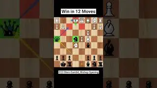 Win in 12 Moves | Chess Tricks for Black