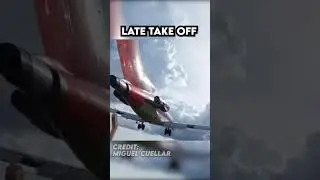 Late Airplane Take Off (Near Boeing 727 Crash) #shorts