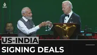 A flurry of US and India deals as Biden and Modi meet