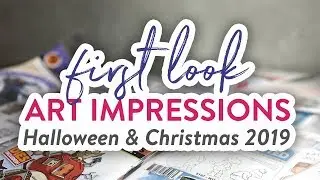 FIRST LOOK! NEW 2019 Halloween & Christmas Release from Art Impressions