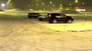 Aurora Snow Fall