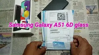 Samsung Galaxy A51 tempered Glass // 6D tempered glass