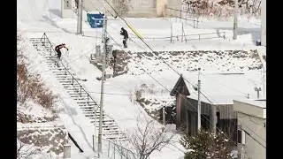STREET SNOWBOARDING IN JAPAN