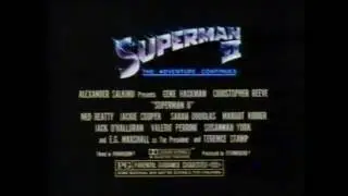 Superman II 1981 TV trailer