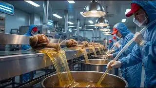 Inside a Massive Snail Slime Factory: The Hidden Process Behind This Rare Gel