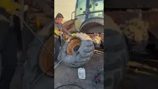 This is a Backhoe Tire