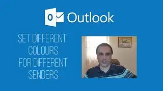 Color coding emails based on sender in Outlook