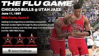 NBA 2K23 Remastered Jordan Challenge The Flu Game 1997 Finals