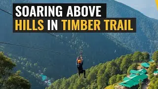 Soaring Above the Hills: My Cable Car Ride at Timber Trail, Parwanoo 🌄🚡 #travel #himachal #kasauli