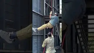 My Rappel from the tower at the Sabalauski Air Assault School