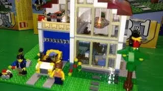 LEGO Creator 31012 Family House 3-1 set with lighting brick and other fire hazards