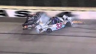Kyle Busch wrecks Ron Hornaday under caution, gets parked - 2011 WinStar World Casino 350k