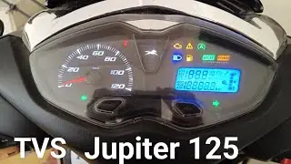 TVS Jupiter 125 Instrument Cluster or Speedometer review & useful features | 2022 Latest Model