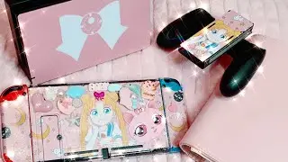 Customizing my Nintendo Switch sailor moon skin