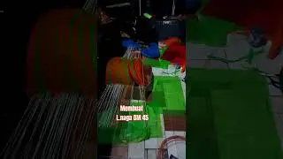 Making a dragon kite DM 45 #kiteflying #kiteground  #dragonkite