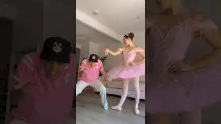 HIPHOP VS BALLET! 🎧🩰😅 #dance #trend #viral #funny #couple #ballet #shorts