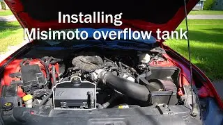 INSTALLING Mishimoto Coolant tank on S550 - Misimoto overflow tank