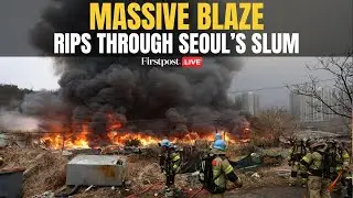 LIVE: Major Fire Engulfs Seoul&rsquo;s Gangnam CIty | Smoke Rises Over South Korea Capital | Firstpost