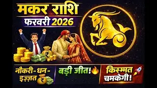 मकर राशि फरवरी 2026 राशिफल | Career, Money, Love, Job Prediction