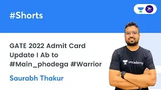 GATE 2022 Admit Card Update I Ab to #Main_phodega #Warrior🔥
