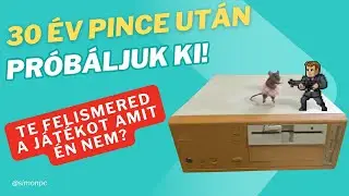 Egy elfelejtett 386-os PC a pinc&eacute;ből &ndash; rajta egy j&aacute;t&eacute;k, amit nem ismertem fel! Te felismered?