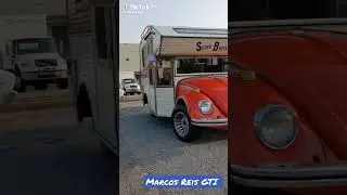VW Fusca camper. Este &eacute; raro.  #cars #fusca #camper #vw #volkswagen #volkswagenfusca #classic #car