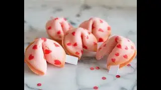 Homemade Valentines Fortune Cookies
