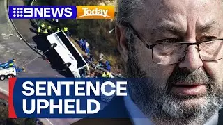 Brett Button's sentence appeal dismissed | 9 News Australia