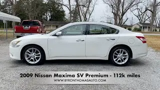 2009 Nissan Maxima SV Premium w/ 112k miles - ByronThomasAuto.com - Scotland Neck, NC