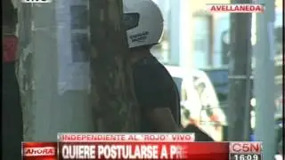 C5N - TENSION EN INDEPENDIENTE: BEBOTE ALVAREZ EN EL CLUB (PARTE 1)
