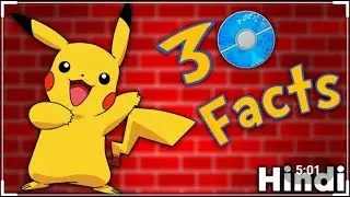 Top 30 Pokemon Facts || Pokemon Cartoon Facts || Explained In Hindi ||